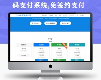 码支付系统纯净版,免签约支付,支付宝微信收款免签约,支持易支付接口,支持T5源码