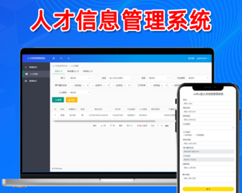 人才信息管理系统,人事人才信息库登记,专业技术人员档案,php源码