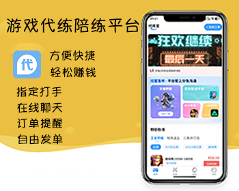 王者荣耀/三角洲/和平精英游戏代练电竞护航系统（带实时通信）