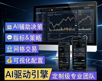 量化交易系统APP智能交易机器/网格/趋势/马丁策略软件/量化操作系统
